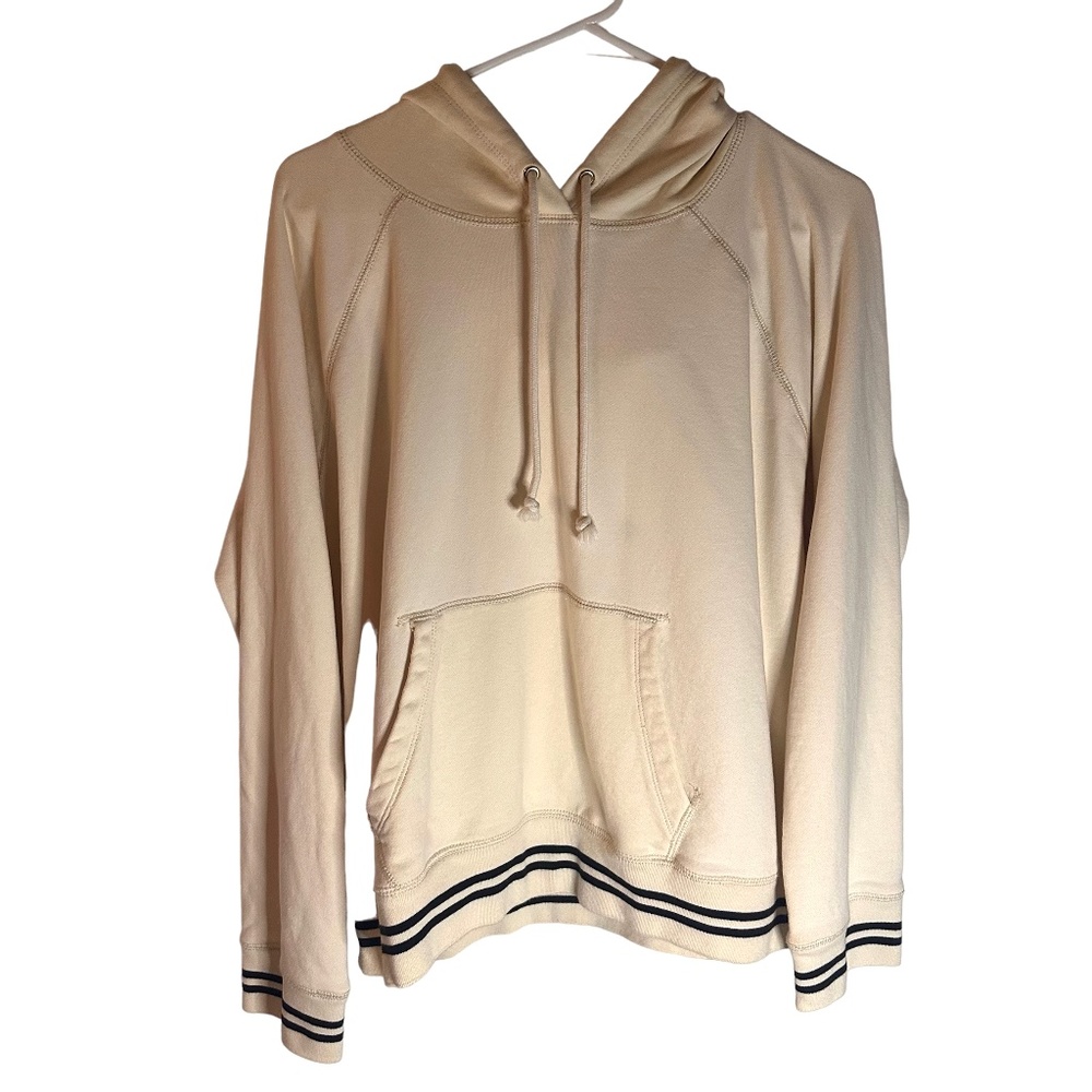 J. Crew Cotton Sweatshirt Hoodie Women's Large